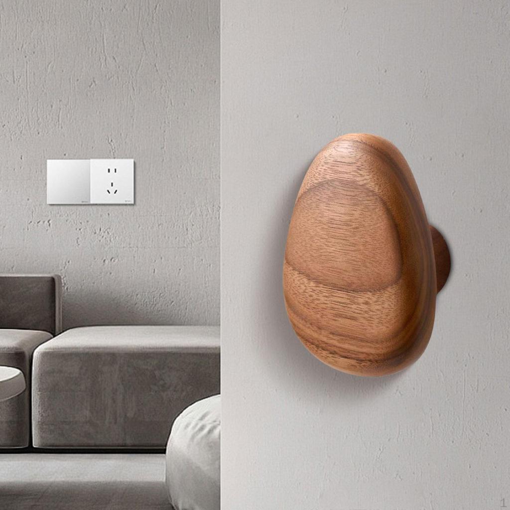 Contemporary Wooden Wall Hook for Jackets And Purses
