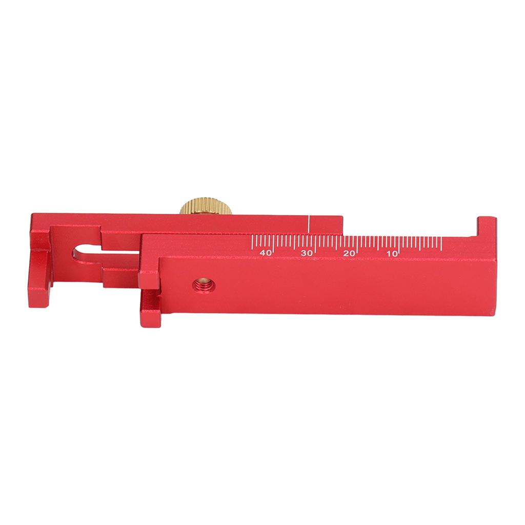 Depth Measuring Ruler Saw Gaps Gauge Aluminium Alloy 5?40mm Tool for Cutting Slotting T2