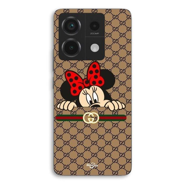 Phone Case - MANIACASE - Xiaomi Redmi Note 13 Pro 5g - Silicone TPU - Soft - Minnie Gucci