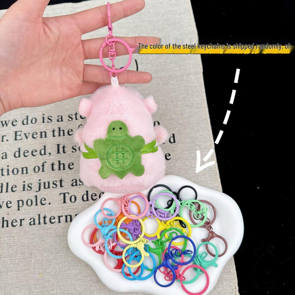 Capybara Plush Toy Keychain – Cute Stuffed Animal Backpack Clip