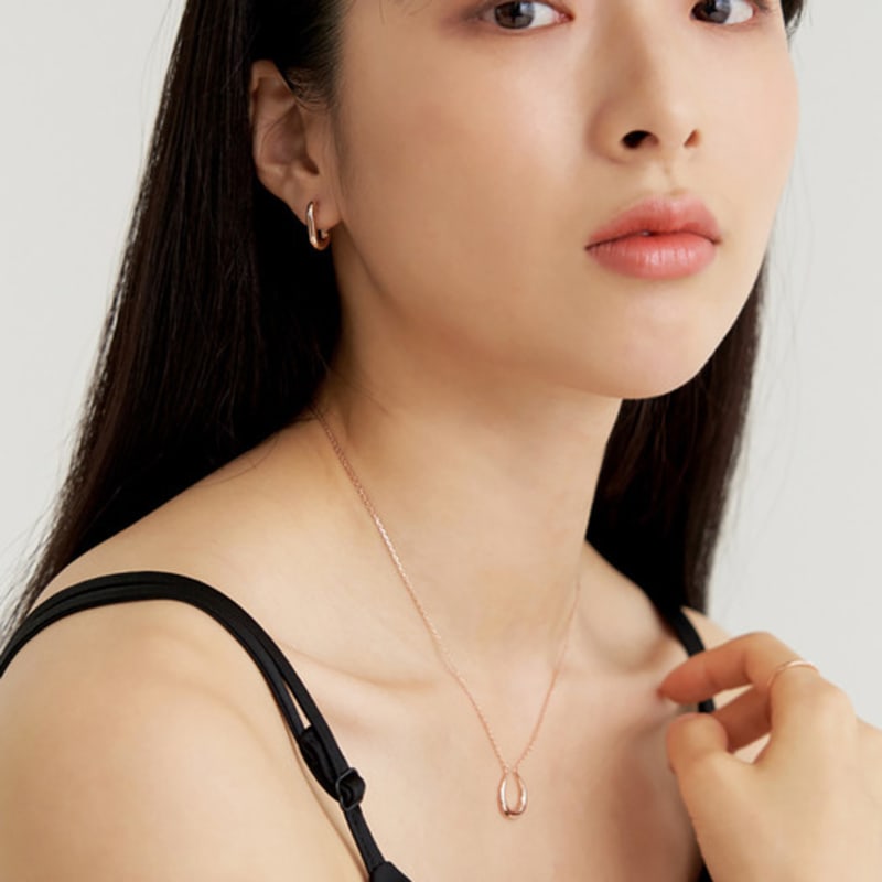 ENOUGHLIP Half Moon Necklace