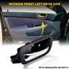 Front ide Handle Door Black Driver Left Side LH Fit 03-07 Accord Honda Sedan