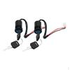 2x Ignition Key Switch Electric 2 Wires Keys For ATV Dirt Scooter Kart Bike