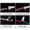 100Pcs Wire Connector Closed Terminal Jumper Safety Connector Connector Cap Ce1X/Ce2X/Ce5X