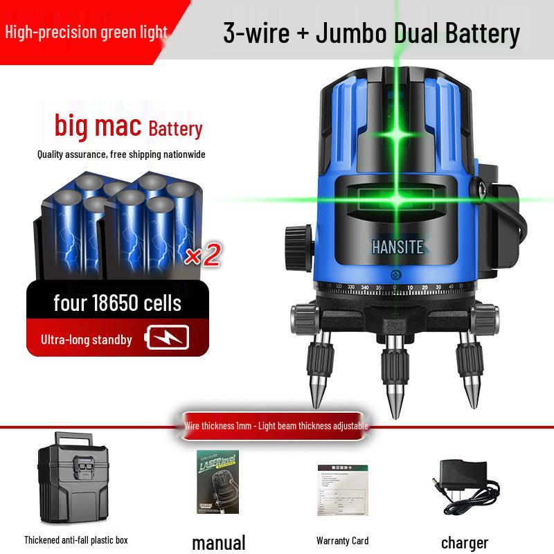High Precision Green Light Laser Level for Outdoor Use