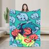 Friday Night Funkins Plush Blanket Children Flannel Throw Blanket For Couch Bed Soft Custom DIY Quality Bedspread Gift