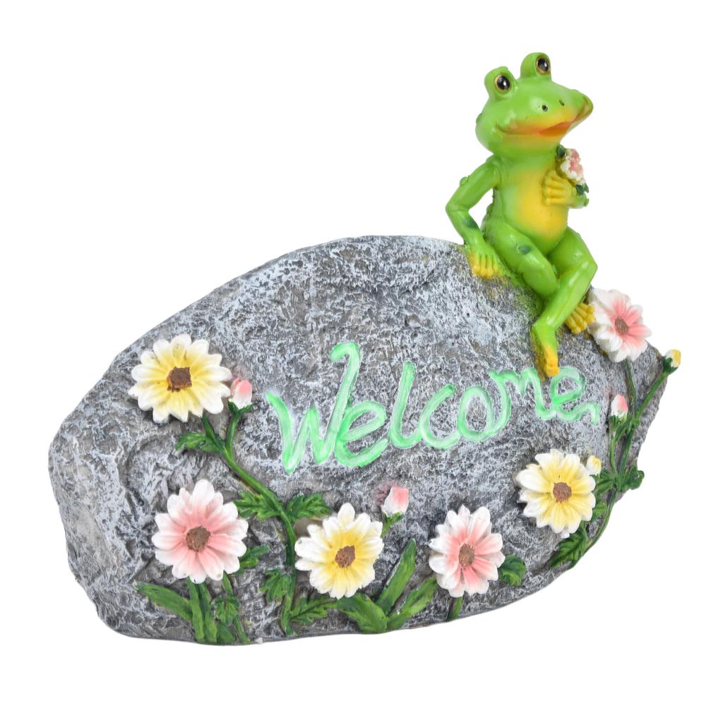 Frogs Sculpture Durable Waterproof Resin Highly Fine Loveliness Animal Ornaments for Living Room Decoration