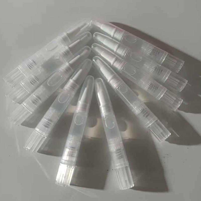 1.5ML Transparent Silicone Rotating Pen for Hairdressing, Pet Scissors, and Electric Clipper Oil