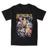 Invincible Cartoon Comic Graphic 100%cotton Hot Sale Unisex T-shirt 2026 Summer New Fashion Oversized O-neck Men Cartoon T-shirt