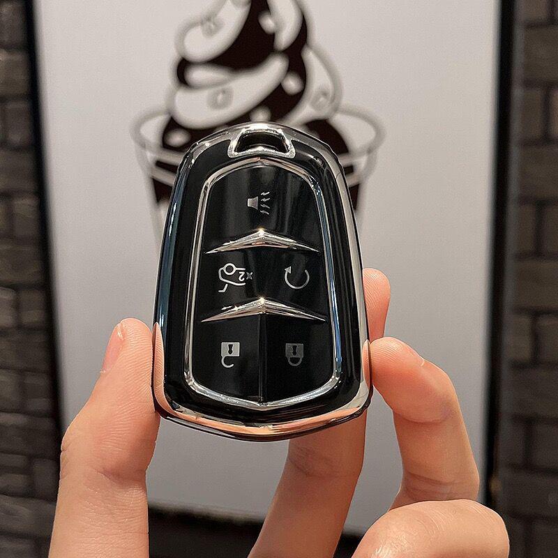 TPU Protective Cadillac Key Case for XT5, XT4, XT6, CT5, CT6, CT4, XTS Models