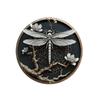 Vintage Botanical Dragonfly  Bee Themed Metal Tin Sign HighDefinition Metal Tin Sign  D Flat Products Design with Enhanced D