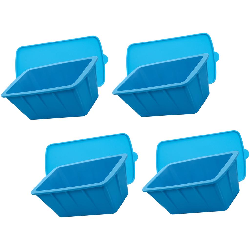 Multifunctional Ice Cubes Molds for Camping BBQ Efficient Silicones Tray Ice Block Maker Creates 8lbs Ice for Various Needs