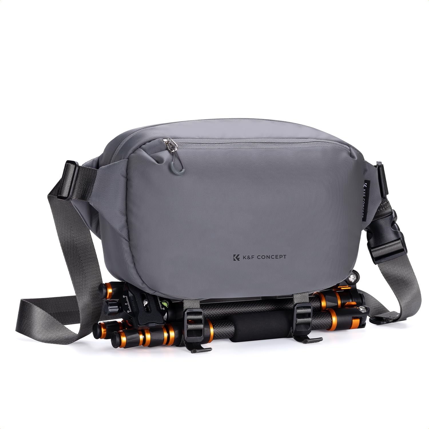 

Concept Camera Shoulder Sling Stylish Camera SLR Camera Bag with Adjustable Small Item Camera and Digital Camera Perfect for Business and Outdoor 6L