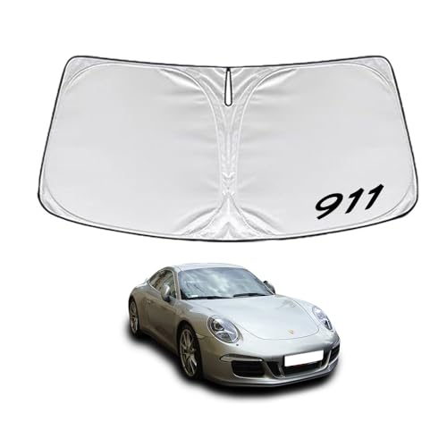 

KOKATO Передний солнцезащитный козырек для Porsche 911/991 (Ноябрь 2011 - Сентябрь 2020) - Специально разработанный для защиты от жары, защиты от солнца, блокировки тепла, УФ-излучения