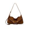 Women's Cowhide Fashion Shoulder Bag Light Luxury Leather Large Capacity Women's Commuter Underarm Tote Bag
