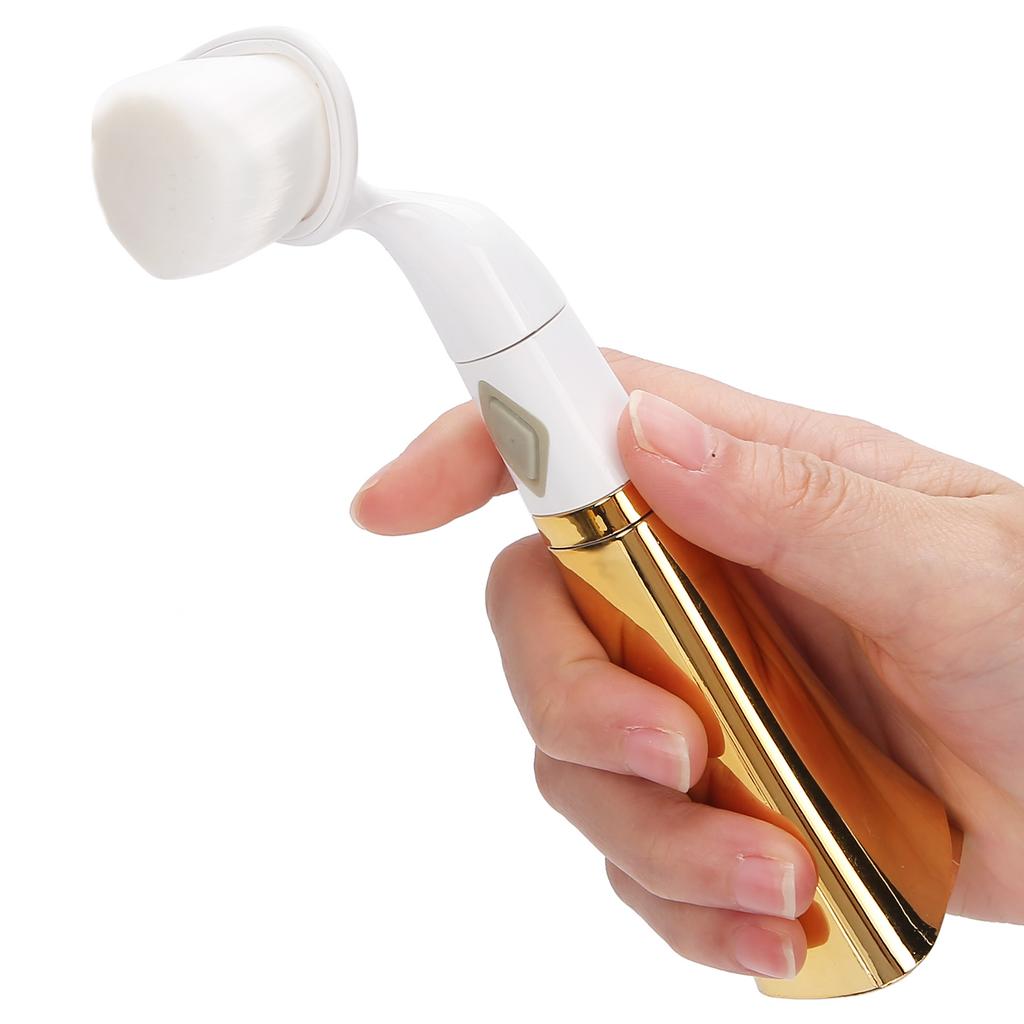 Professional Electric Facial Cleansing Brush Device Household Face Skin Pore CleanerGold