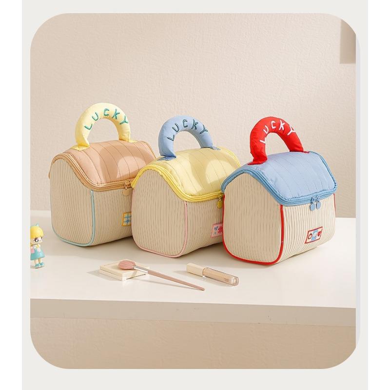 Cute Cottage Trendy News - Favorite Cloud - Feel Cosmetic Bag Travel Bag Soft Cute Portable Storage Bag Large - Capacity Household Storage Bag
