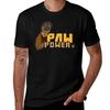 Paw Power TShirt Simple Solid Color Crew Neck Tee