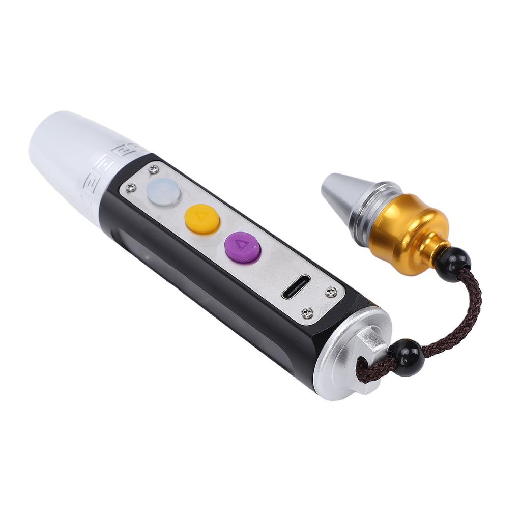 Jewelry Detector Lamp Rechargeable Dimmable Bright Gemstone Flashlight with 365nm Yellow White Light for Fluorescence