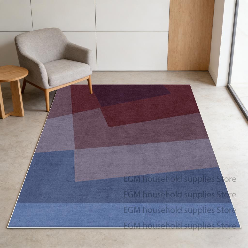 Geometric Carpets Modern Living Room Decoration Coffee Tables Soft Rug Non-slip Bedroom lounge study Floor Mats Easy cleaning