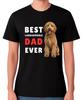 Best Labradoodle Dad Ever Funny Dog Lover Gift T-Shirt Pet Father Tee