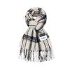 Scarf Women's Winter High-end Feeling Korean Version Plaid Versatile Warm Atmosphere Feeling Red Scarf Shawl Imitation Cashmere Scarf