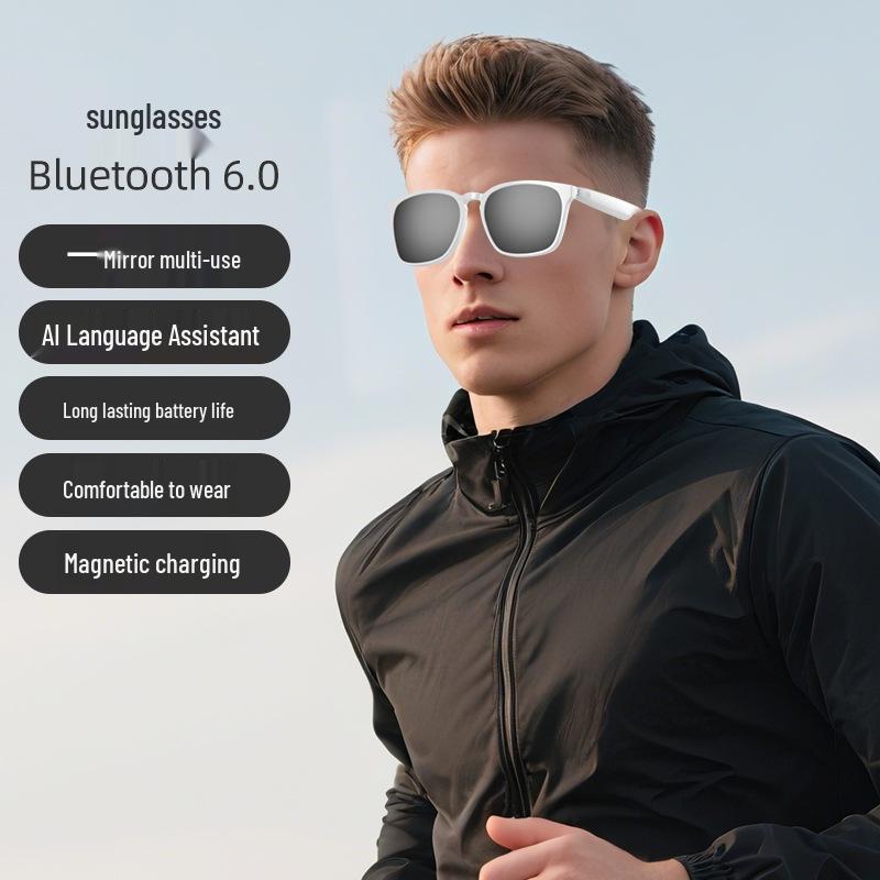 KI-gestützte photochrome Bluetooth-Smartbrille: Übersetzung, Multifunktionales Fahren, Drahtlose Audioübertragung.