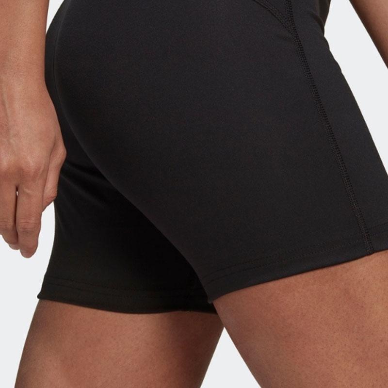Adidas Solid Color Quick-Dry Tight Training Shorts Women Shorts Black HE9263
