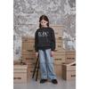 Bluetail Charcoal Gray Wide Neck Sweatshirt Azg4ts03cg