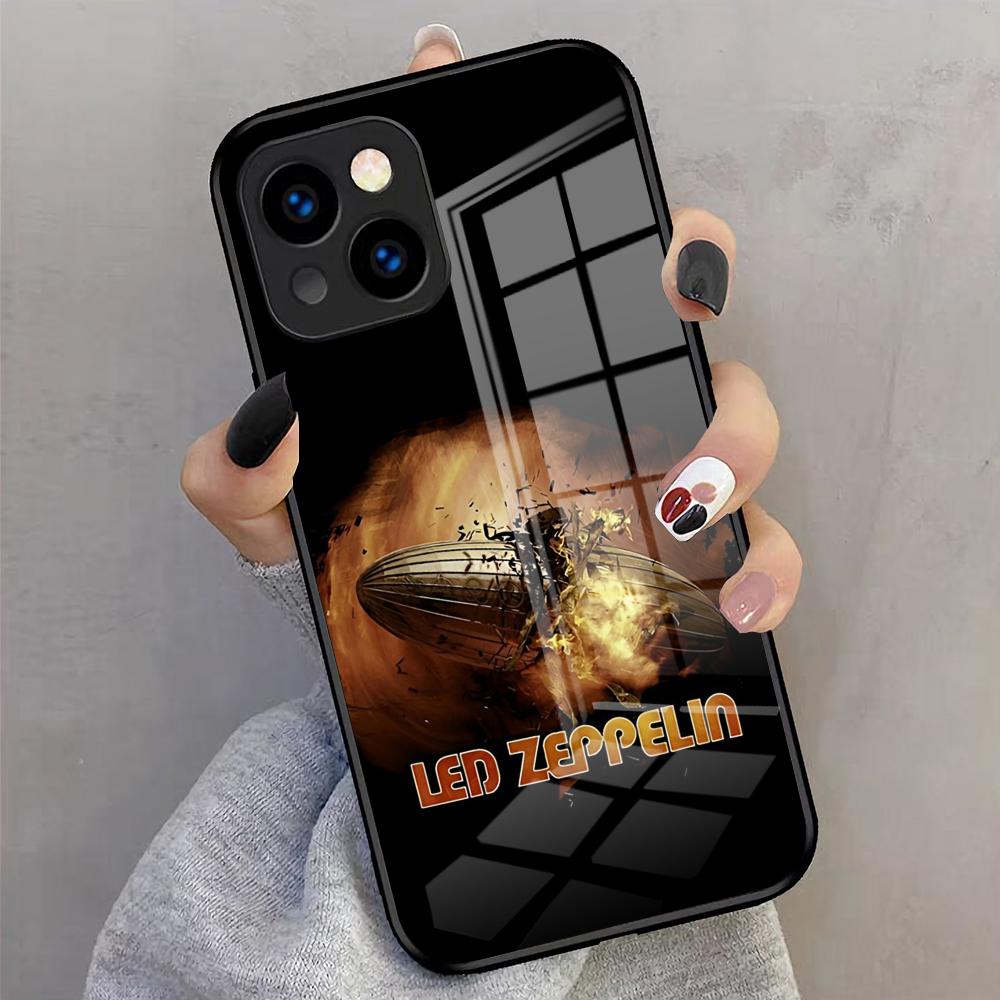 

Band Led Rock Z-ZeppelineS Phone Case For IPhone 17 Pro Max 16 15 14 Pro Max 13 11 X Xs Xr 8 7Plus Glass Cover iPhone 13 Pro