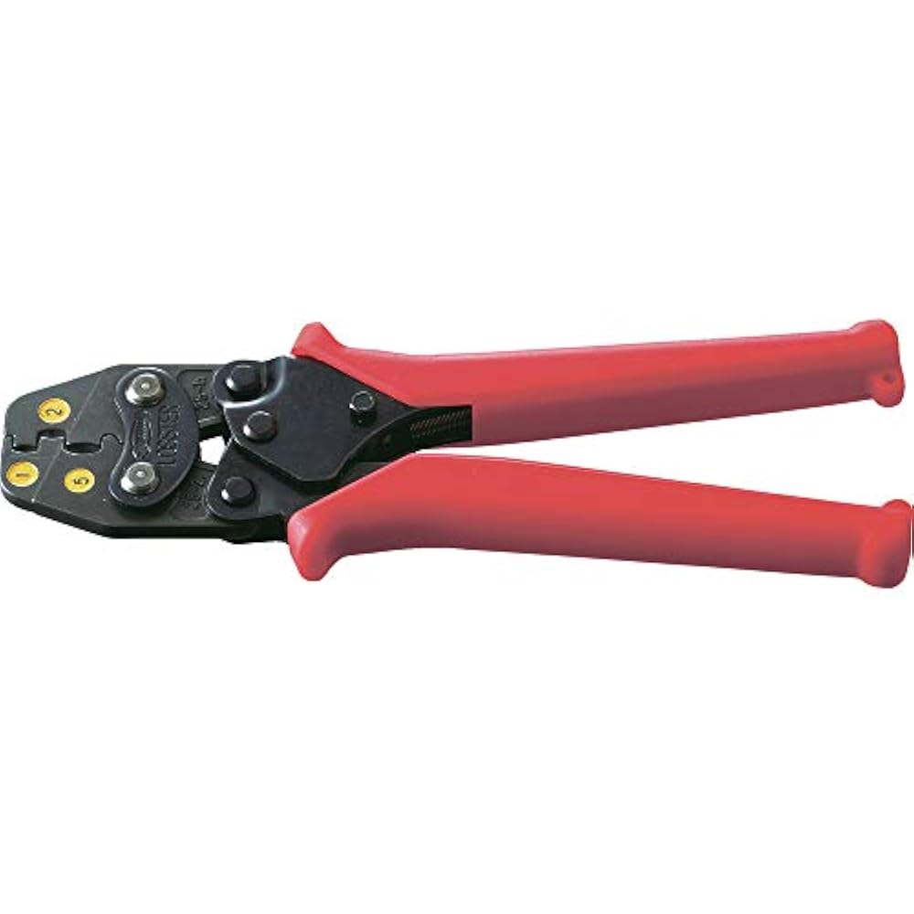 Robtex shrimp mini crimping tool for closed end connectors with insulation coating range of use C...