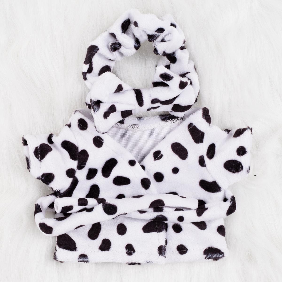 

Набор пижамы и халата Labubu Macaron для кукол 10 см/15 см/20 см - Хлопковая одежда в наличии For 10CM Cotton Doll