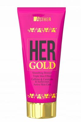 Asther Her Gold Stark Bräunende Bronzer Lotion für Damen x2 Stück