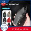 FJR5   Car Key Bag Storage Tidying Creative Fashion Keychain For Mercedes Benz W211 W124 W176 W177 C180 C200 C260 C300 GLC CLE CLA