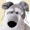 Schnauzer Plush Realistic Body Cute Soft and Perfect for or as a Nap Pillow for Sewn Decorative Gift Dog, Pillow, Animal, Fluffy, Soothing, Christmas,