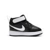 Nike Court Borough Mid 2 TD Black White Baby Sneakers CD7784-010