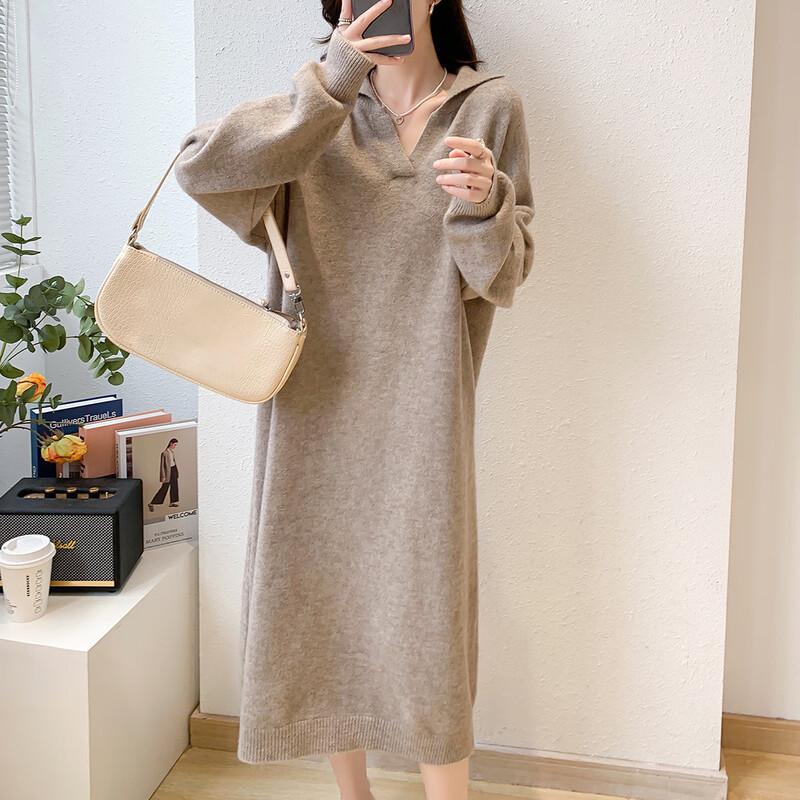 Mocana Elegant Long Sleeve Midi Dress