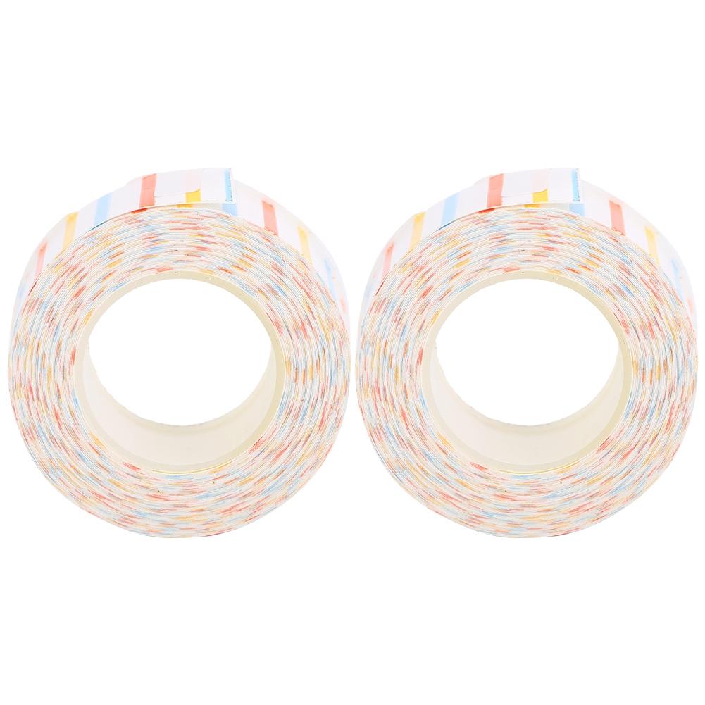2Pcs Print Label Tape Cute Ribbon Thermal Paper for KINGJIM/TEPRA LR5C Labeler(EQT009)