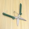 Hot Sale Stainless Steel Non Slip Handle Garden Scissors For Bonsai Household Use 190mm Straight Head Pruning Shears