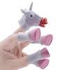 Crative Cartoon  Animal Four-footed Finger Toys Finger Doll Baby Educational Hand Toy Radom Color