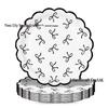 Black Bow Tie Party Set: Disposable Plates, Napkins, Tablecloth & Decorations