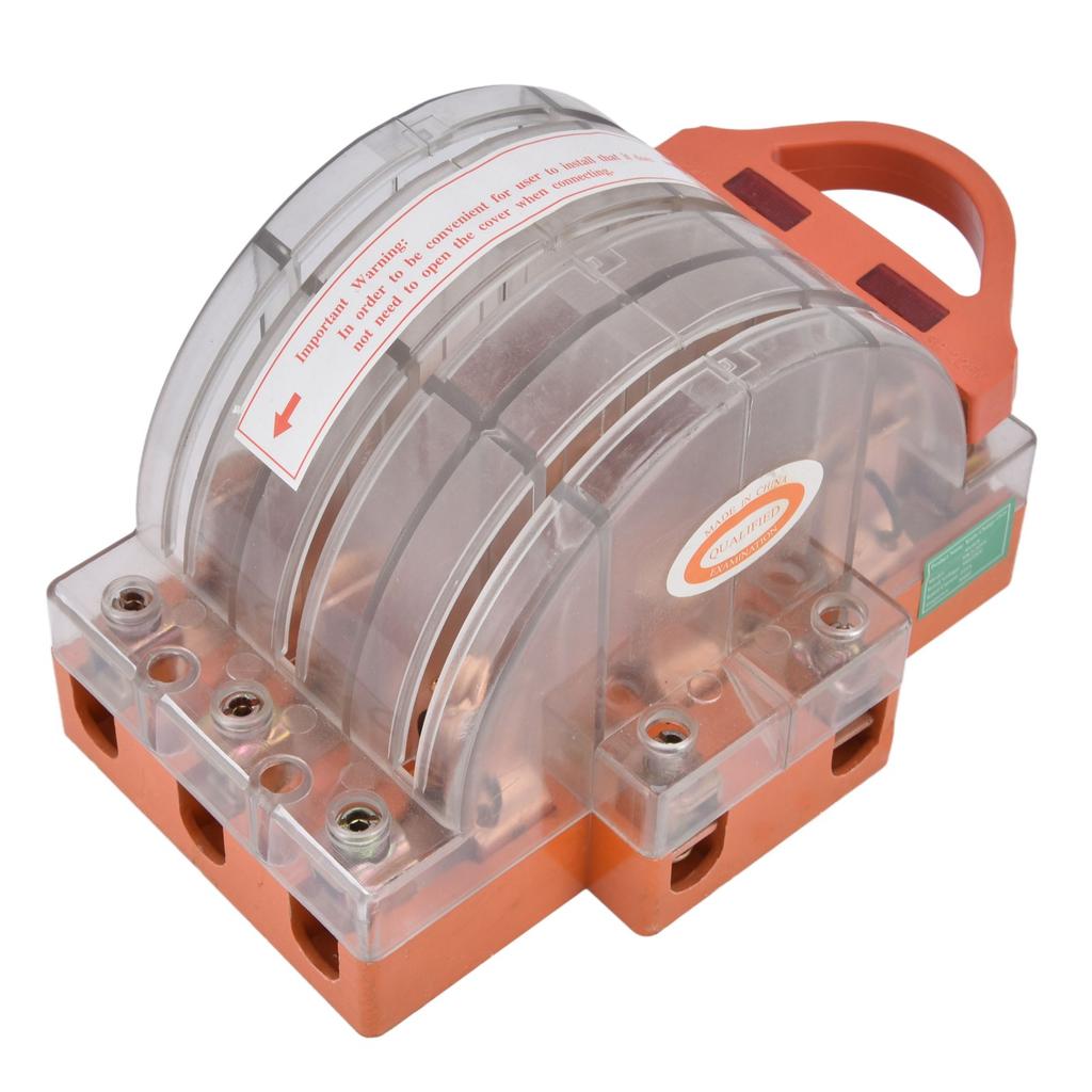 Disconnect Knife Switch Professional 3 Pole Double Throw Knife Safety Disconnect Switch for