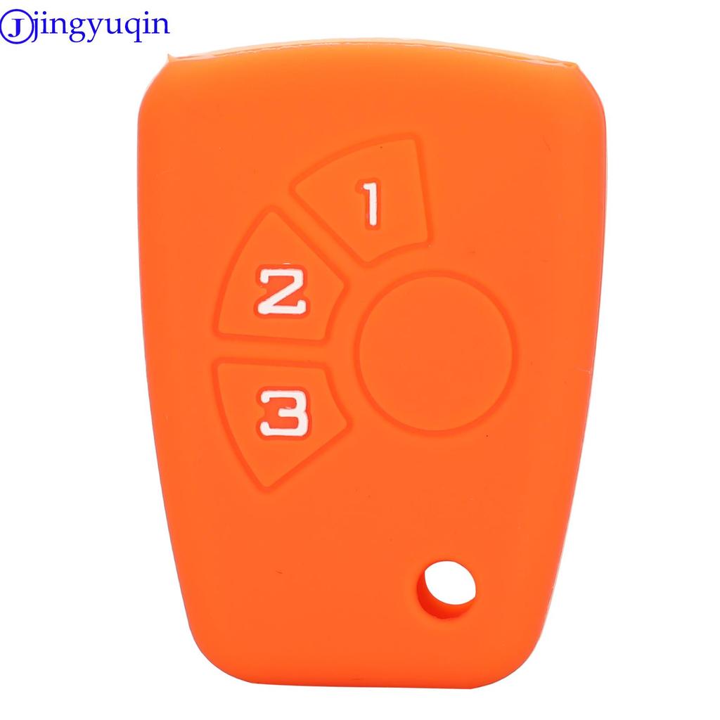 Jingyuqin Styling Remote Car Key Fob Silicone Case Cover Protector For Chevrolet Cruze Spark Onix Silverado Volt Aveo Sonic 4BTN