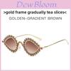 Y2k Cat Eye Sunglasses With Glitter Embellishments For Streetwear And Party Fashion