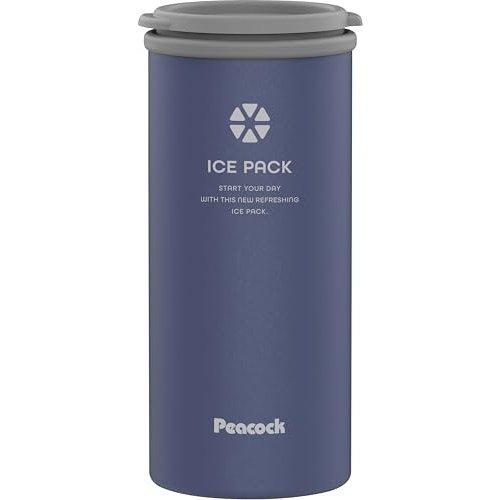 Peacock Stainless Steel Vacuum Insulated Ice Pack and 500ml Can Holder Portable Ice Bag ABC-50 XA