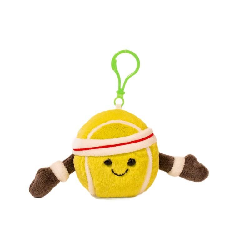 Plush Balls Pendant Badminton Keychain Room Decor Bag Decoration Birthday Gift