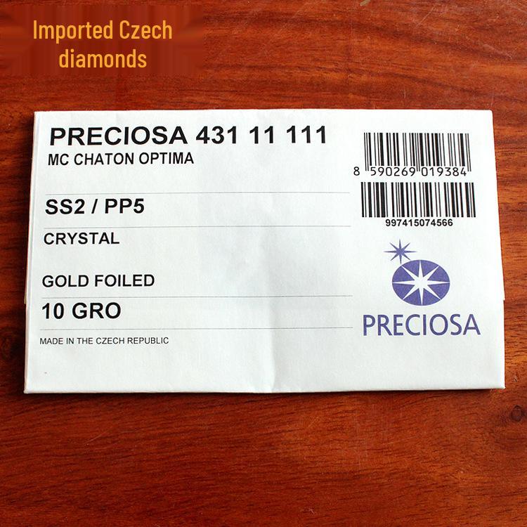 SS11-SS26 Czech Pointed Back Rhinestones for DIY Jewelry Accessories SS11