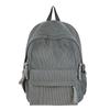 Schoolbag New Large Capacity Autumn and Winter Plush Backpack Multifunctional Casual Backpack Women's Middle School and College Student School Bag 