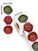 500 Sheets/roll of Merry Christmas Stickers, Label Stickers, Suitable for Homemade Gift Baking Packaging Envelopes.