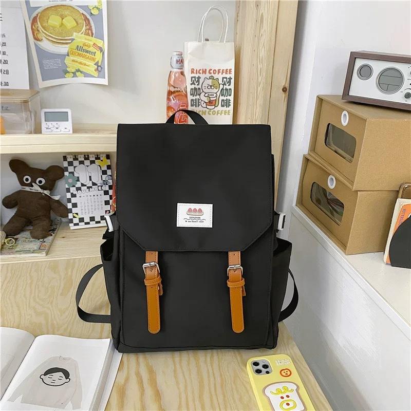 Ins College Student Niche Flip Backpack Backpack Female College Style High School Student Middle School Student Large Capacity